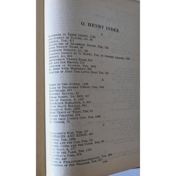 1928 The Complete Works Of O'Henry Special Edition Hardcover Red Doubleday Doran - Picture 12 of 14